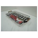 Merry Christmas Truck Enamel Tray (NEW/LIKE NEW)
