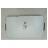 Merry Christmas Truck Enamel Tray (NEW/LIKE NEW)