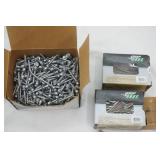 Gold Triple Coated Deck Screws and Zinc Pole Barn Screws