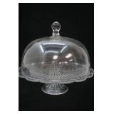 Glass Cake Tray & Cover