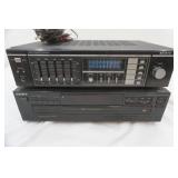 Sanyo Amplifier & Sony 5 Disc CD Player