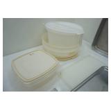 Rubbermaid Food Storage Containers, Cake Pans, Vintage Metal Tray & More