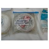 1 Ton Rope Hoist (NEW), Galvanized oil Can, Brookings Pour Spout and other hardware items