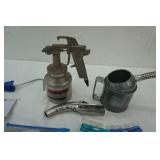 1 Ton Rope Hoist (NEW), Galvanized oil Can, Brookings Pour Spout and other hardware items