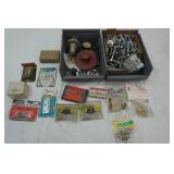 Hardware Organizer Bins and Various Hardware Supplies