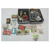 Hardware Organizer Bins and Various Hardware Supplies