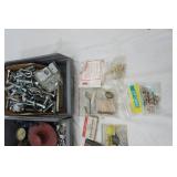 Hardware Organizer Bins and Various Hardware Supplies
