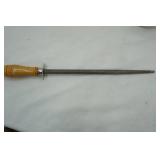 Stoneware Serving Bowl, Jars, Scale, Chopper, Knife Block with 2 Knives and Sharpening steel