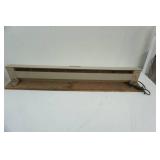 Mounted baseboard plug-in heater