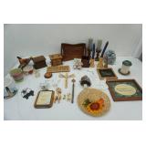 Coaster Sets, Candle Holders, Lighthouse Planter, Decorative mini hats, and other decor