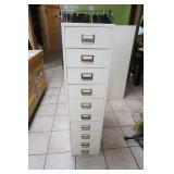 10-Drawer Metal Filing/Utility Cabinet