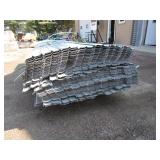 Pallet of Galvanized Shutter Blades 5"x98" Approx. 500 pcs