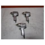 (3) 3/8" Drive Sioux Impacts