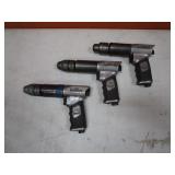 (3) Mac Tools Air Drills