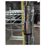 72"H x 36"W x 16"D - 5 Shelf Wire Rack - Chrome