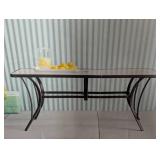 6 Person Glass Rectangle Patio Dining Table