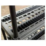 Plano 5 Tier Shelf - 74" H x 36" W x 18" D - Heavy Duty Plastic