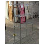 72"H x 36"W x 16"D - 5 Shelf Wire Rack - Chrome