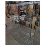 72"H x 36"W x 16"D - 5 Shelf Wire Rack - Chrome