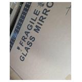 36" x 26" French Country Mantel Mirror Black - Threshold