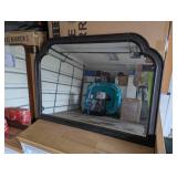 36" x 26" French Country Mantel Mirror Black - Threshold