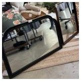 36" x 26" French Country Mantel Mirror Black - Threshold