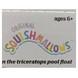 BigMouth Inc X Original Squishmallows Tristan The Triceratops Pool Float 4 Ft Long