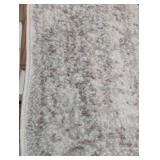 SAFAVIEH Evoke Ivory/Taupe 5 ft. x 8 ft. Distressed Border Medallion Area Rug