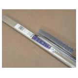 Set of 3 - Performance Accessory  0.31 in. T x 2 in. W x 78.7 in. L Vinyl 4 in 1 Molding