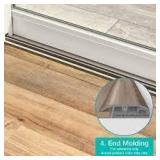 Set of 3 - Performance Accessory  0.31 in. T x 2 in. W x 78.7 in. L Vinyl 4 in 1 Molding