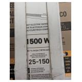 Cadet 72 in. 240/208-volt 1,500/1,125-watt Electric Baseboard Heater in White