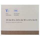 4 Tier Shoe Rack Black Metal with Natural Wood - Brightroom™