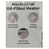 1,500-Watt Oil-Filled Radiant Electric Space Heater with Thermostat