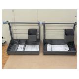 Set of 2 - POLDER Under Sink Storage Caddy GRAY Kitchen Bathroom Organizer 16.75x10.5"