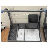 Set of 2 - POLDER Under Sink Storage Caddy GRAY Kitchen Bathroom Organizer 16.75x10.5"