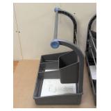 Set of 2 - POLDER Under Sink Storage Caddy GRAY Kitchen Bathroom Organizer 16.75x10.5"