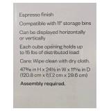 8 Cube Organizer - Room Essentials - Espresso Finish