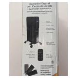 1500-Watt Electric Oil-Filled Space Heater with Digital Display