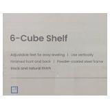 11" 6 Cube Storage Shelves - Brightroom™: Modular Decorative Storage Furniture, Anti-Tip, Open Shelves