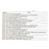 10 Manifested Pallets of New Appliance Parts Pallets 1-10