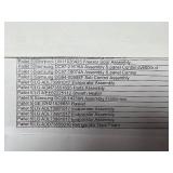 10 Manifested Pallets of New Appliance Parts Pallets 1-10