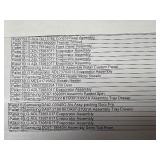 10 Manifested Pallets of New Appliance Parts Pallets 1-10