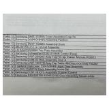 10 Manifested Pallets of New Appliance Parts Pallets 11-20