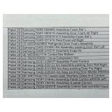 10 Manifested Pallets of New Appliance Parts Pallets 21 - 30