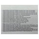 10 Manifested Pallets of New Appliance Parts Pallets 21 - 30