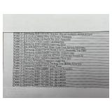 12 Manifested Pallets of New Appliance Parts Pallets 31 - 42