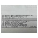 12 Manifested Pallets of New Appliance Parts Pallets 31 - 42