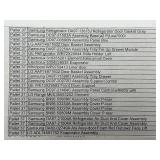 12 Manifested Pallets of New Appliance Parts Pallets 31 - 42