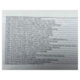 12 Manifested Pallets of New Appliance Parts Pallets 43 - 54