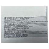 12 Manifested Pallets of New Appliance Parts Pallets 43 - 54